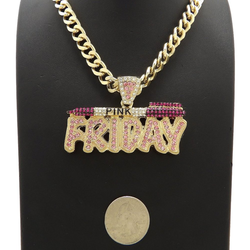 Nicki Minaj Pink Friday Pendant 9mm 18" CHAIN